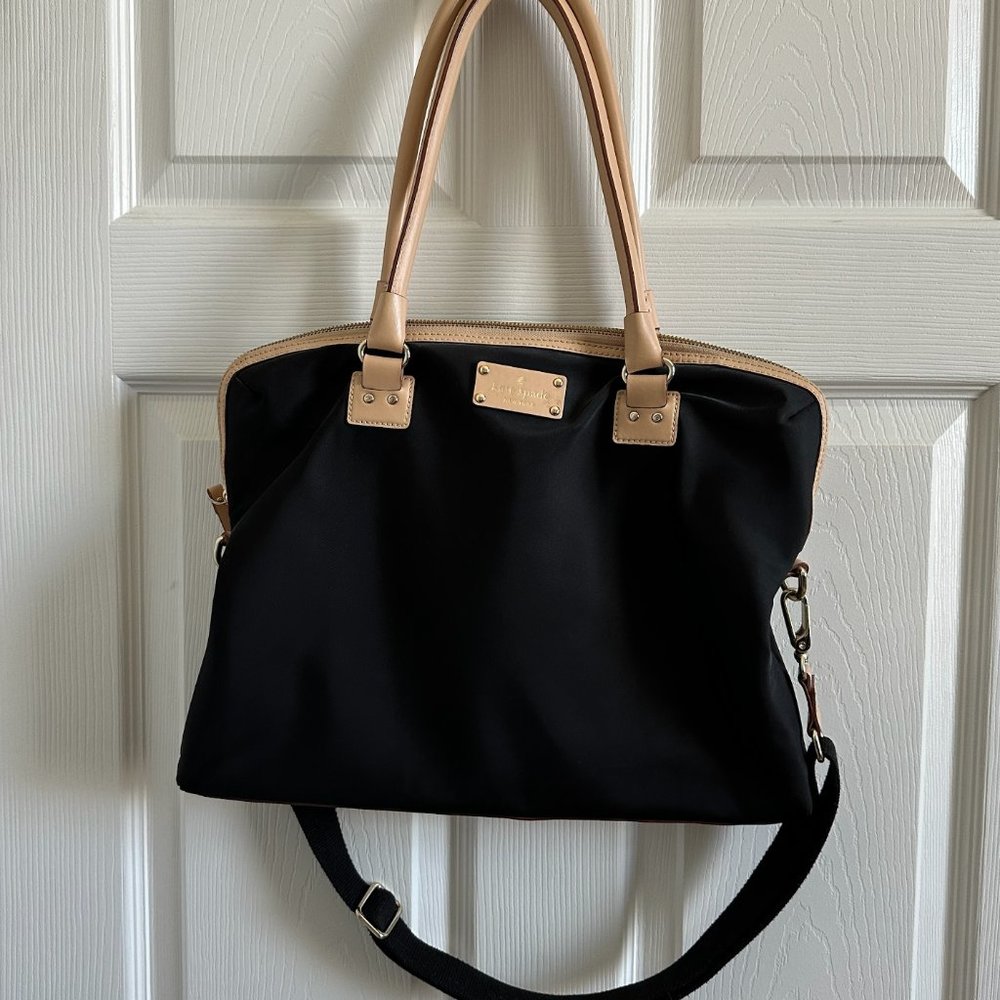 Kate Spade Kennedy Park Calista Nylon Laptop Bag - Black